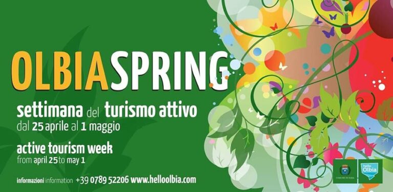 Olbia Spring, from 25 April to 1 May 2024 Active Tourism Week